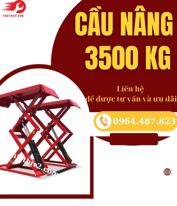 Cầu Nâng 35 Tấn 4 xi lanh CL 3500K