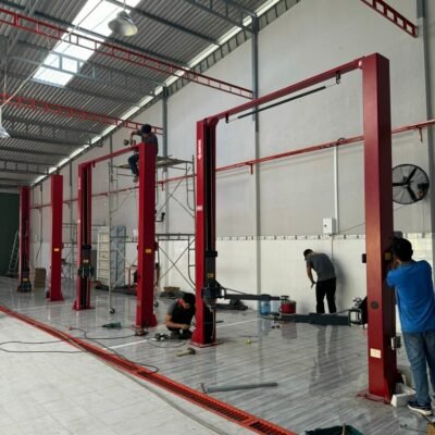 Cầu nâng 2 trụ SUNTEK thietbiv2com Cầu nâng 2 trụ SUNTEK